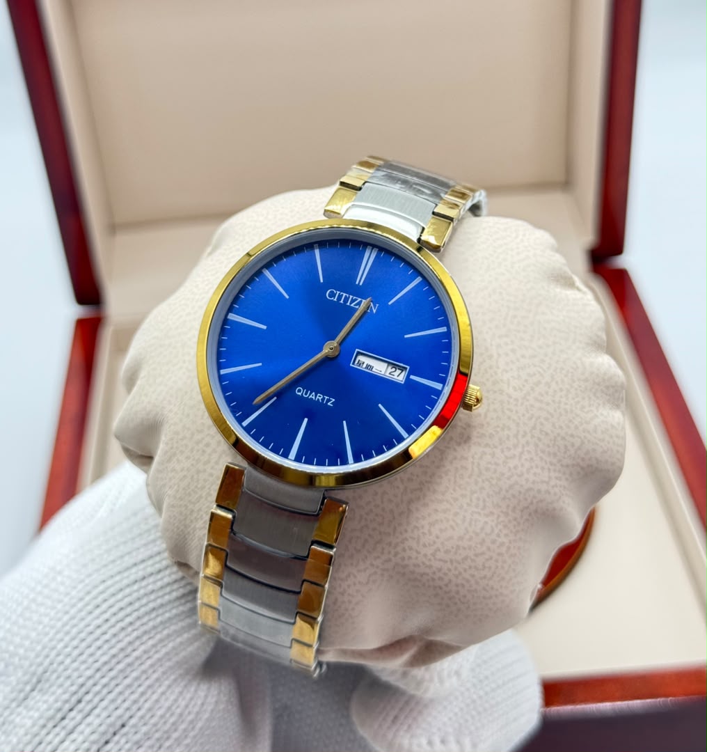 CITIZEN Quartz Watch — Silver Dial Steel Bracelet