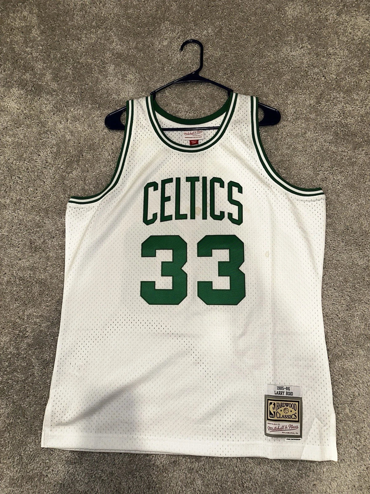 Mitchell & Ness Larry Bird Boston Celtics jersey